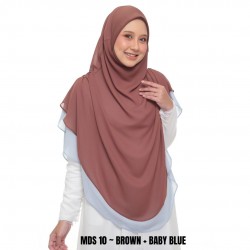 MDS 10 ~ BROWN + BABY BLUE