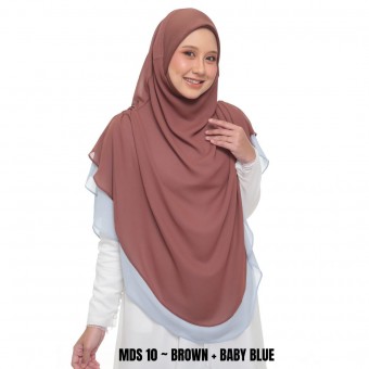 MDS 10 ~ BROWN + BABY BLUE